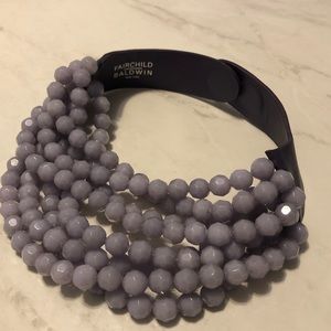 Fairchild Baldwin necklace purple gray color two length options